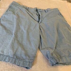 Men's Banana Republic Blue Checkered Shorts size 34.  SKU 2954